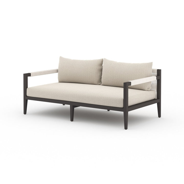 Pinewood Outdoor Sofa, Bronze - 63" - Faye Sand