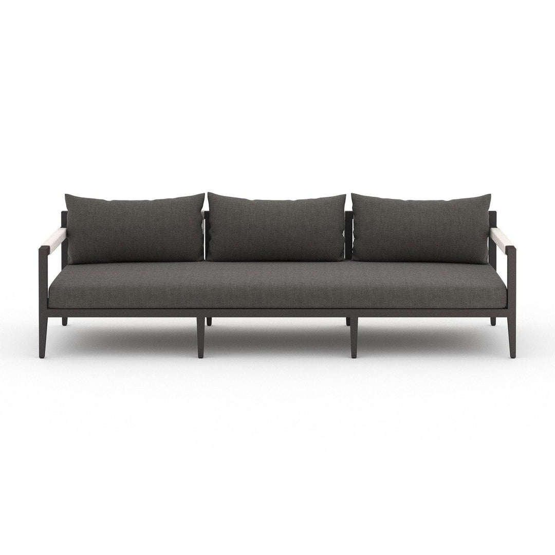 Sheffield Outdoor Sofa, Bronze - Venao Charcoal