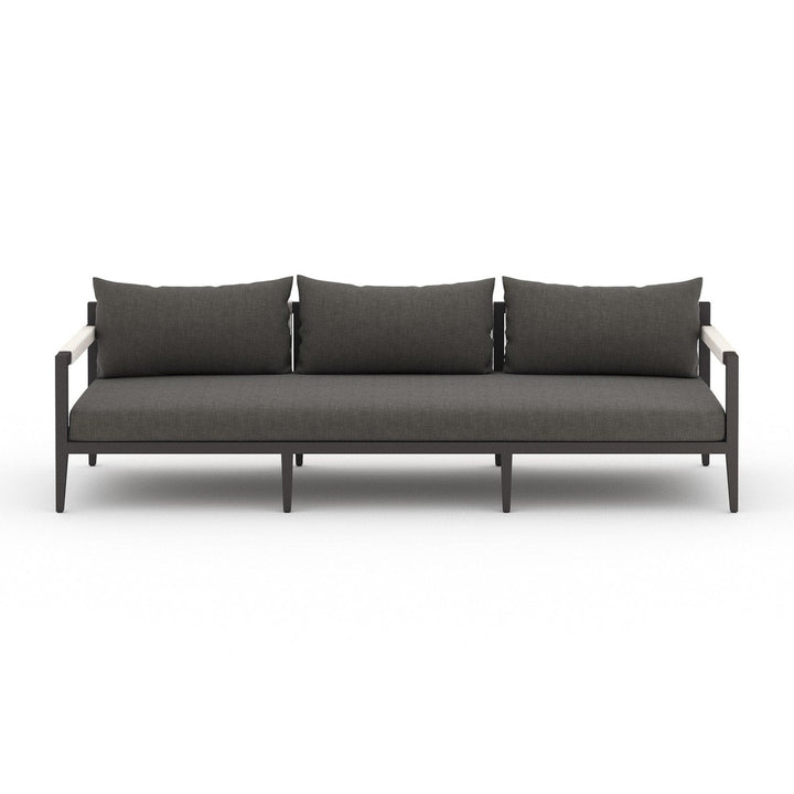 Sheffield Outdoor Sofa, Bronze - Venao Charcoal