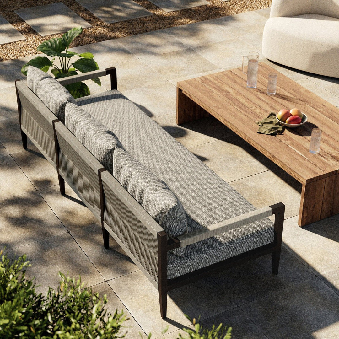 Sheffield Outdoor Sofa, Bronze - Faye Ash