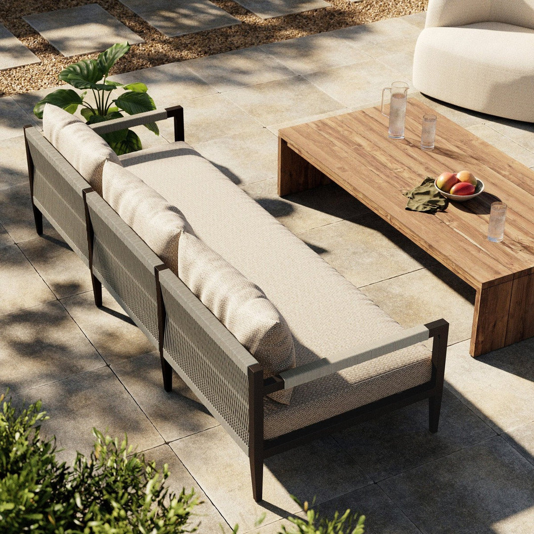 Sheffield Outdoor Sofa, Bronze - Faye Sand