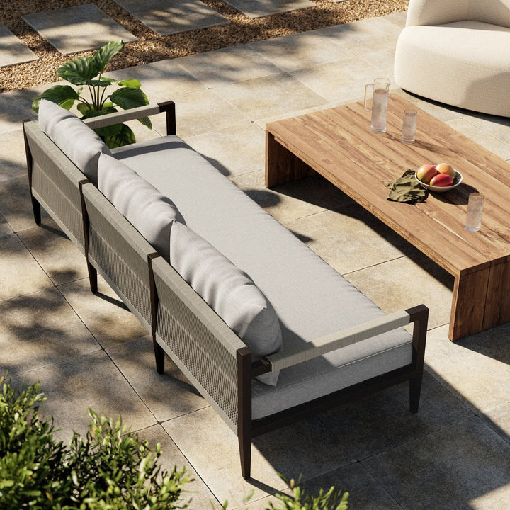 Sheffield Outdoor Sofa, Bronze - Venao Grey