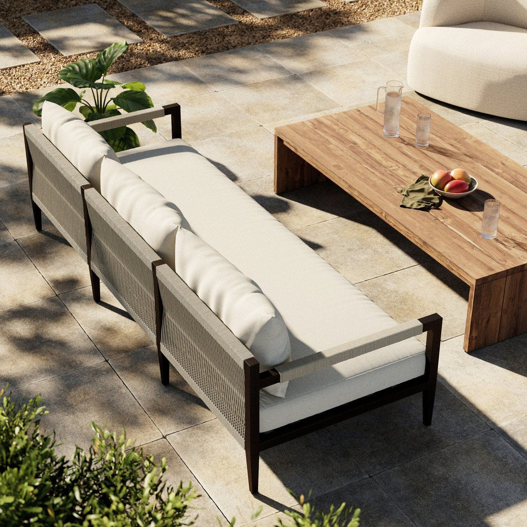 Sheffield Outdoor Sofa, Bronze - Venao Ivory