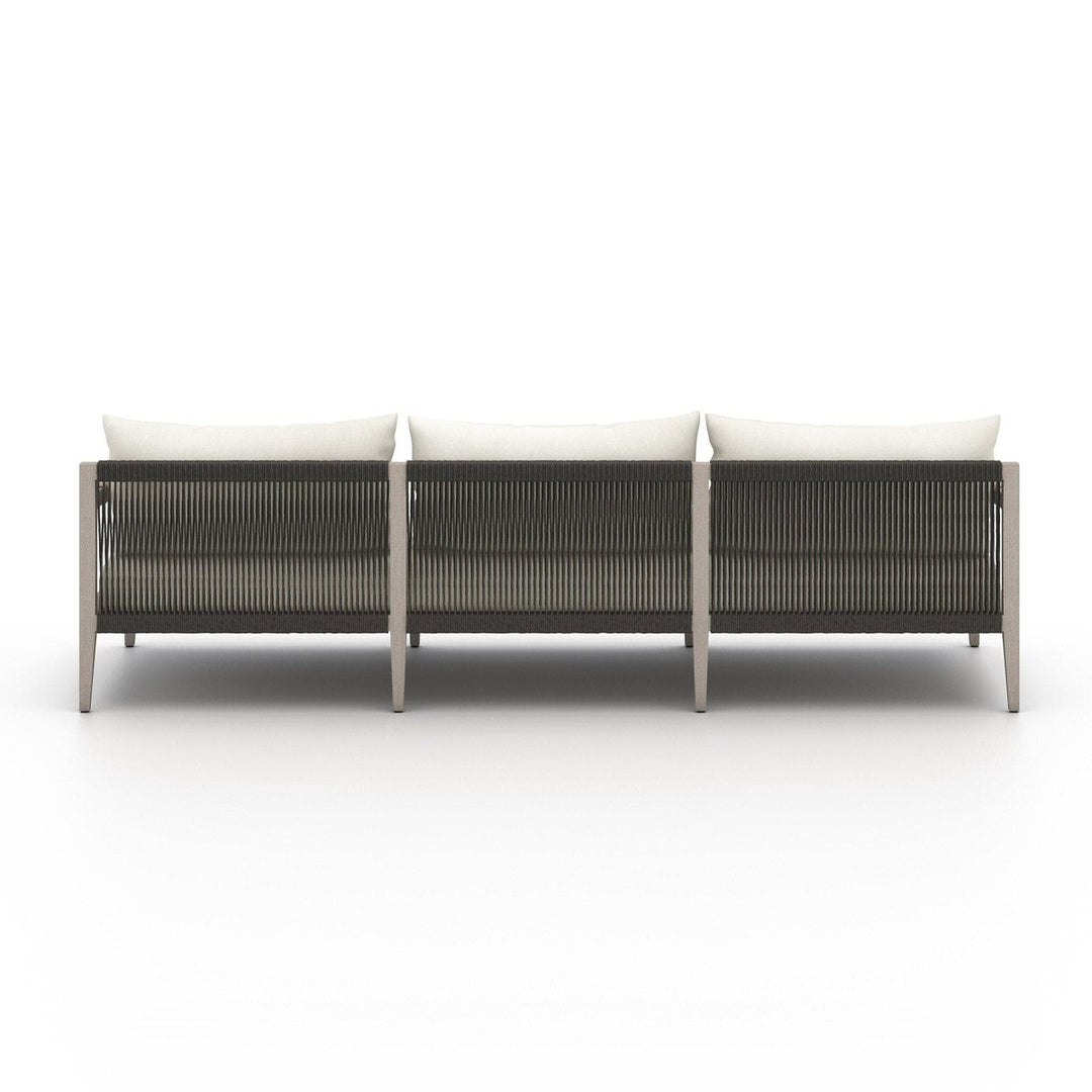 Sheffield Outdoor Sofa, Weathered Grey - Venao Ivory