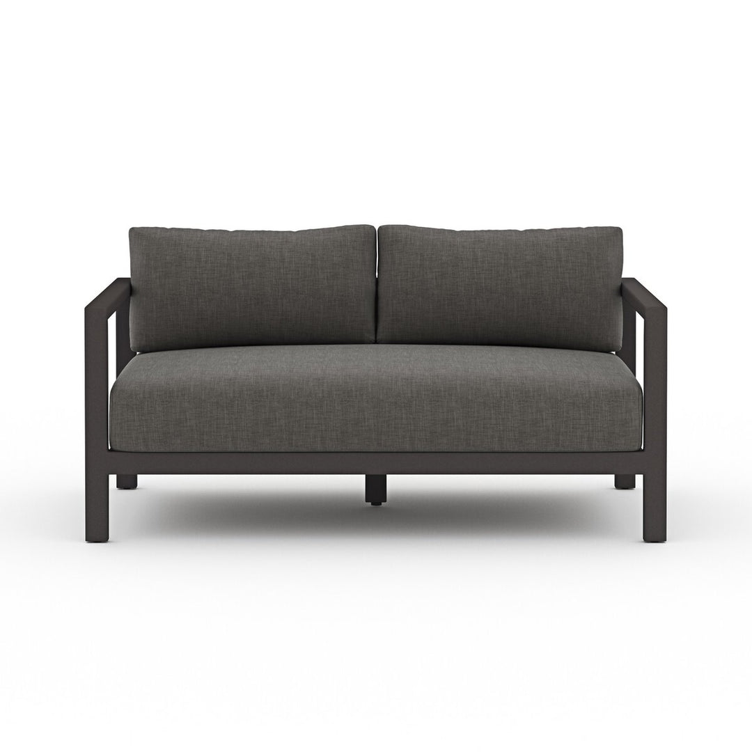 Napa Outdoor Sofa, Bronze - 60" - Charcoal