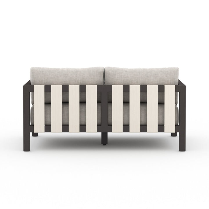 Napa Outdoor Sofa, Bronze - 60" - Stone Grey