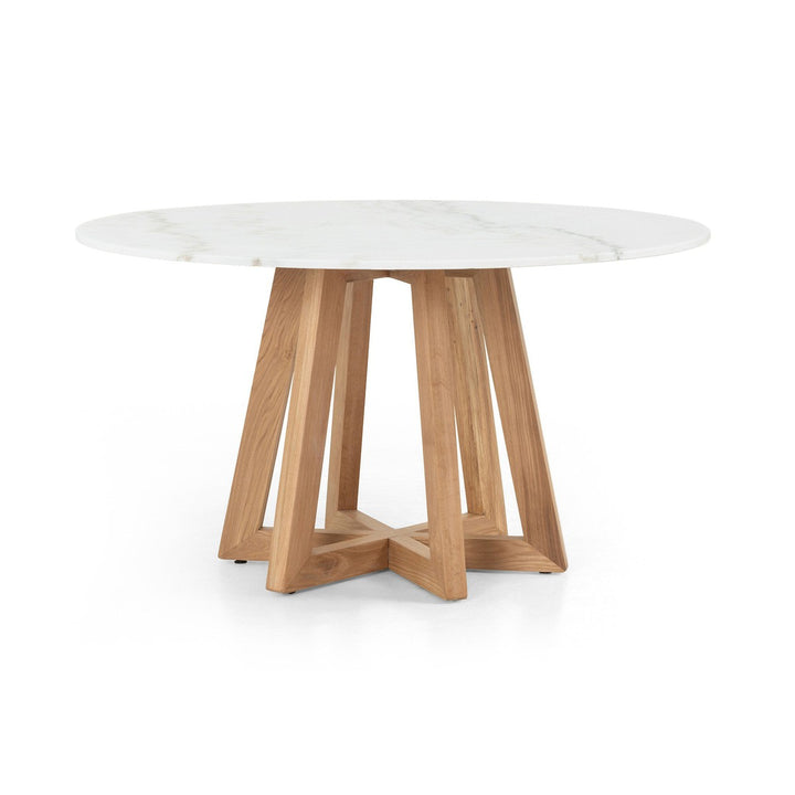 Clayton Dining Table - White Marble