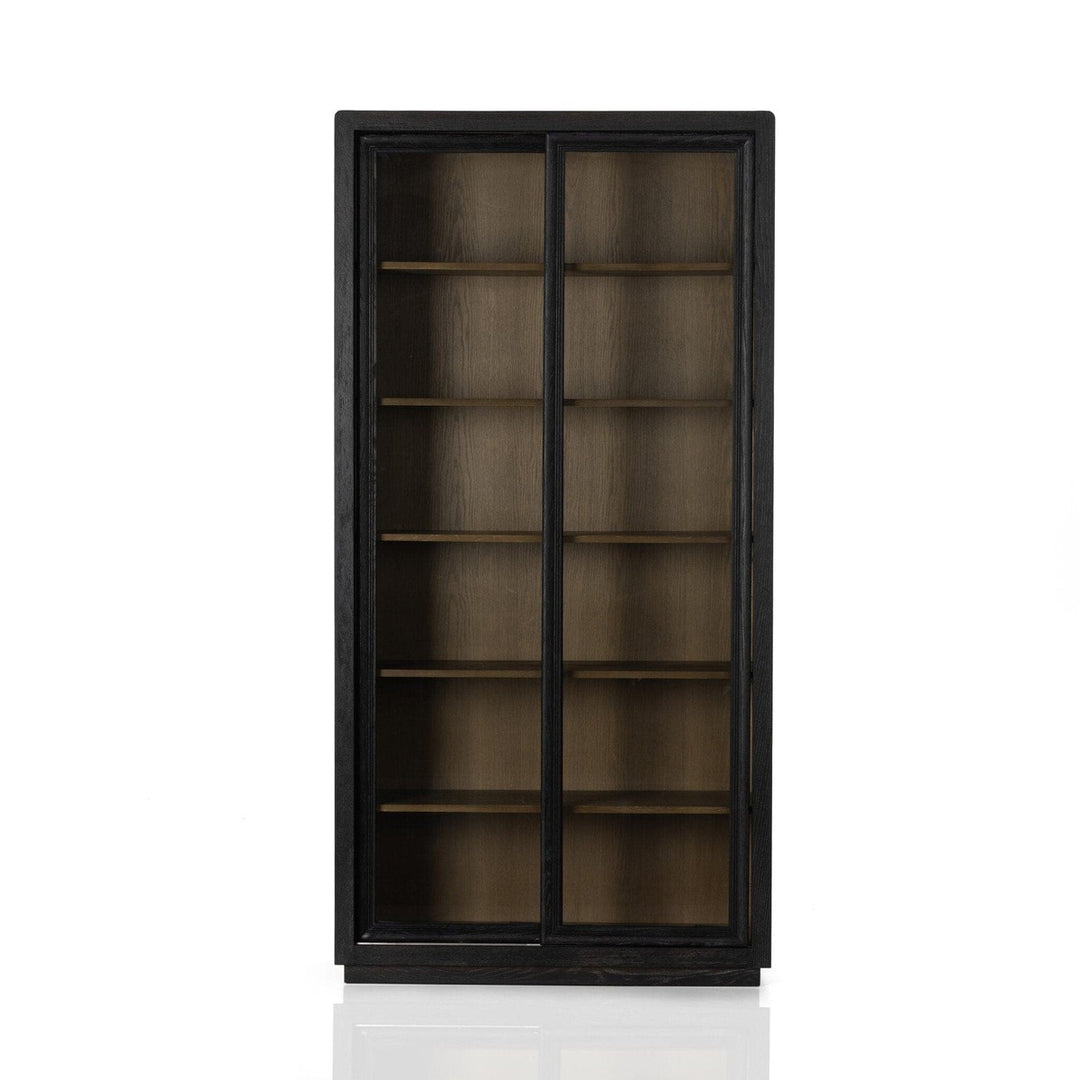 Nolan Cabinet - Distressed Black Oak