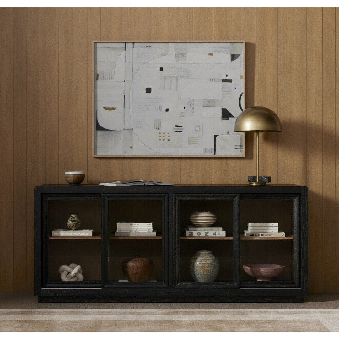 Nolan Sideboard - Distressed Black Oak