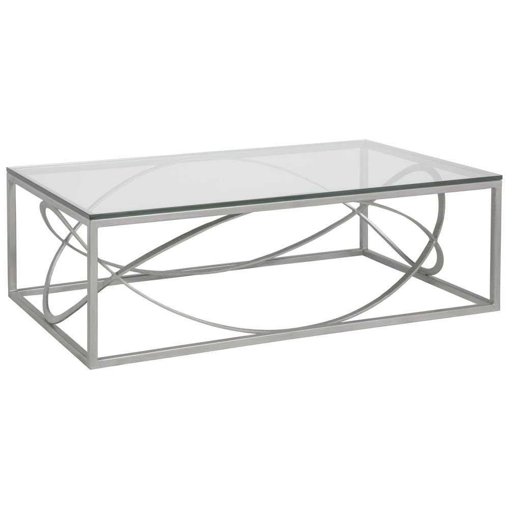 Coffee Tables Ellipse Rectangular Cocktail Table - Argento