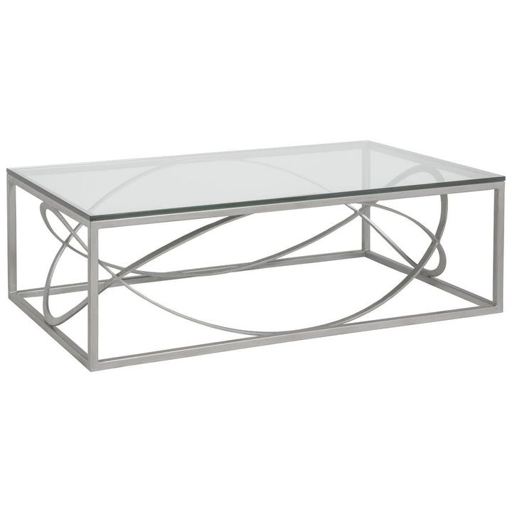 Coffee Tables Ellipse Rectangular Cocktail Table - Argento