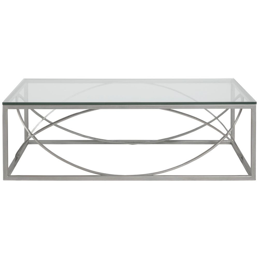 Coffee Tables Ellipse Rectangular Cocktail Table - Argento
