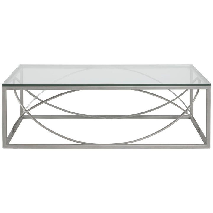 Coffee Tables Ellipse Rectangular Cocktail Table - Argento
