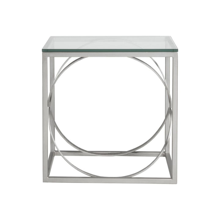 Side Tables Ellipse Rectangular End Table - Argento
