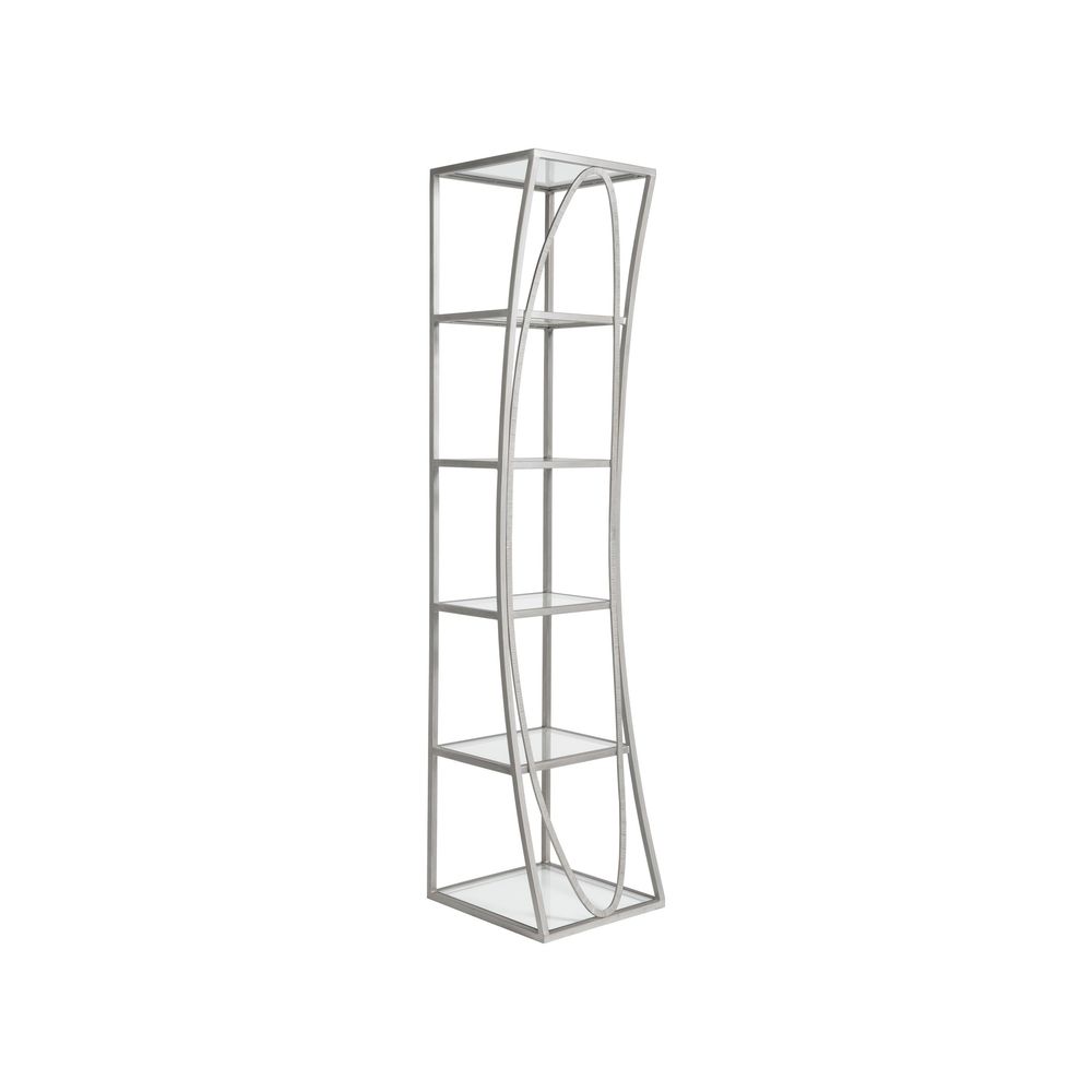 Bookcases & Etageres Ellipse Slim Etagere - Argento