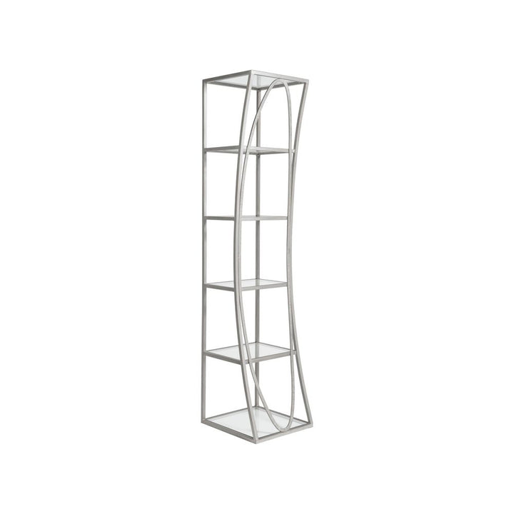 Bookcases & Etageres Ellipse Slim Etagere - Argento