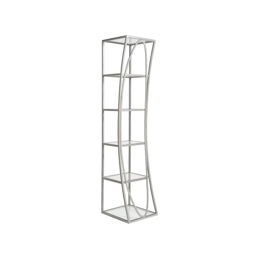 Bookcases & Etageres Ellipse Slim Etagere - Argento