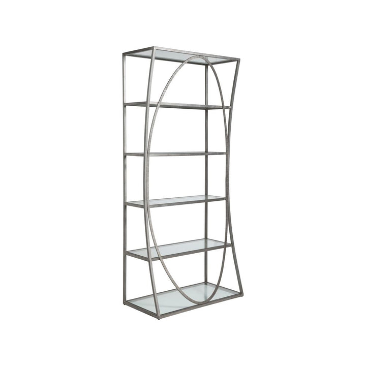 Bookcases & Etageres Ellipse Etagere - Silver Leaf