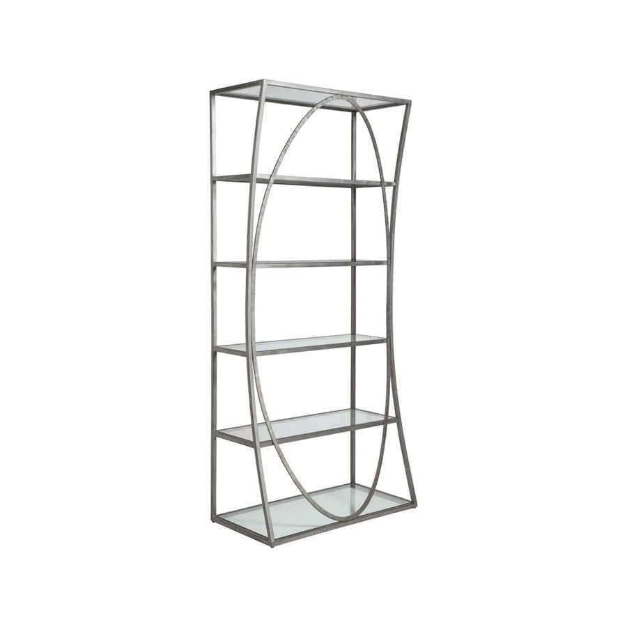 Bookcases & Etageres Ellipse Etagere - Silver Leaf