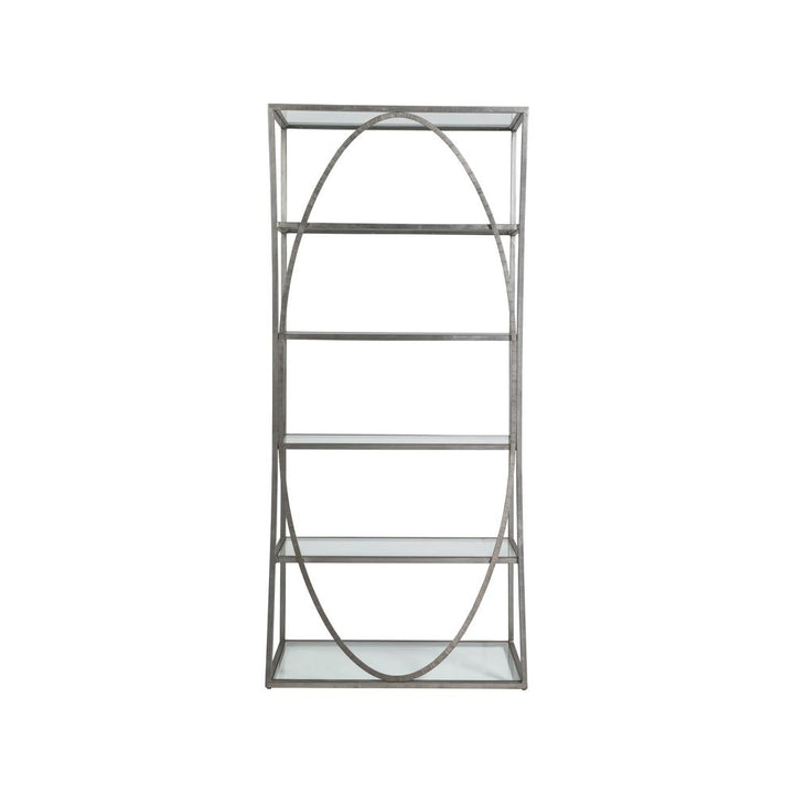 Bookcases & Etageres Ellipse Etagere - Silver Leaf