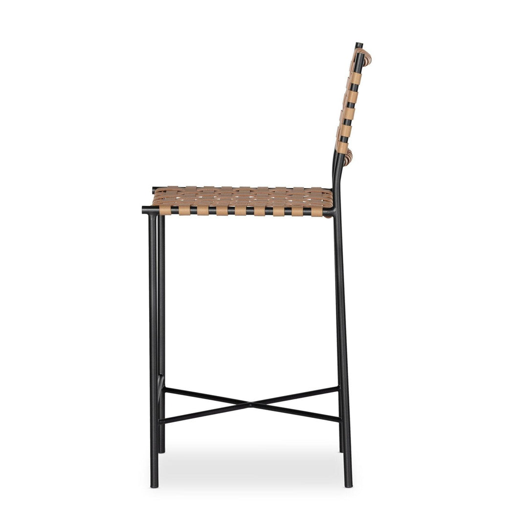 Gavin Counter Stool - Natural Leather