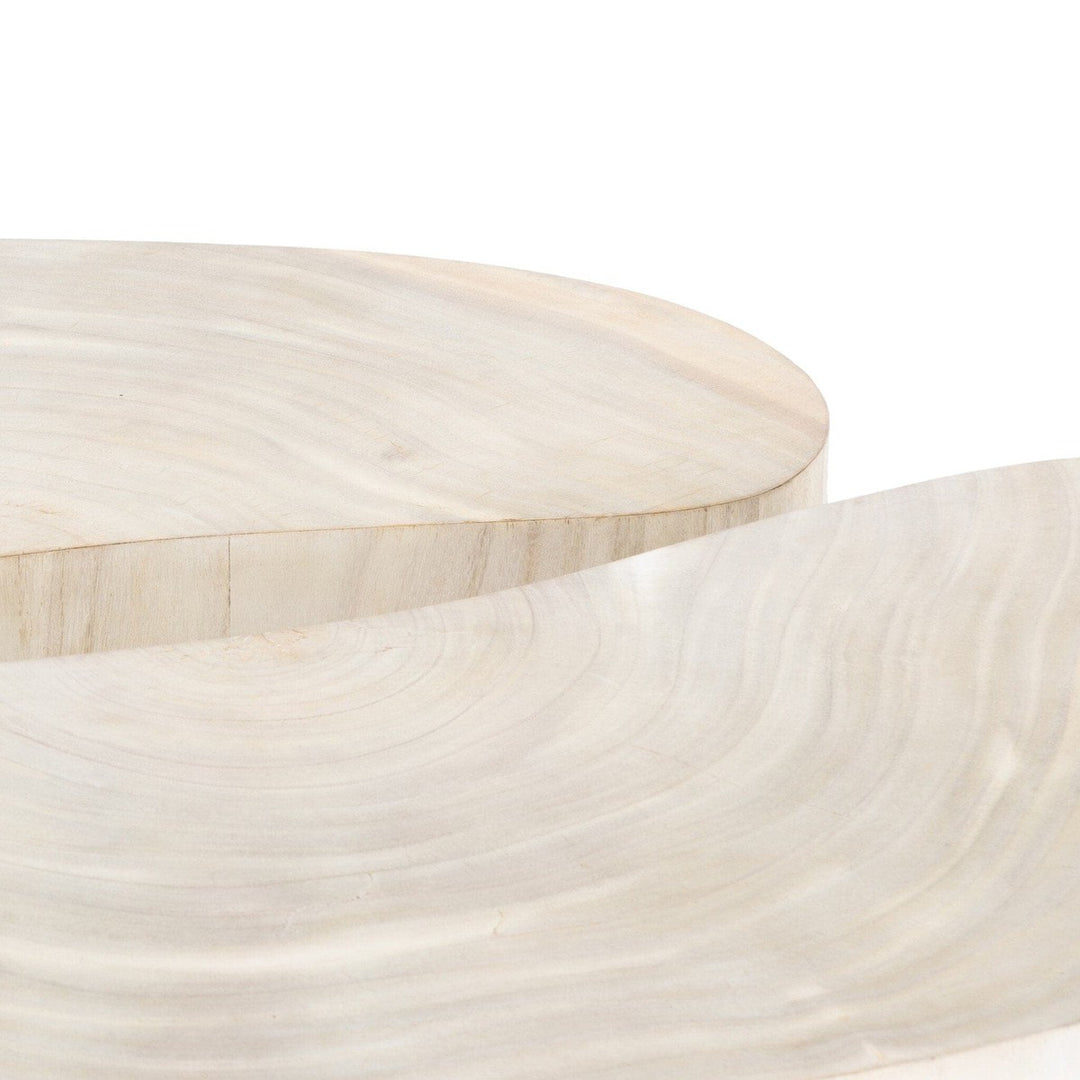 Asher Coffee Table - Bleached Guanacaste Oyster