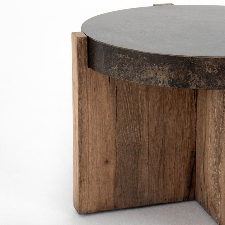 Bradley End Table - Rustic Oak