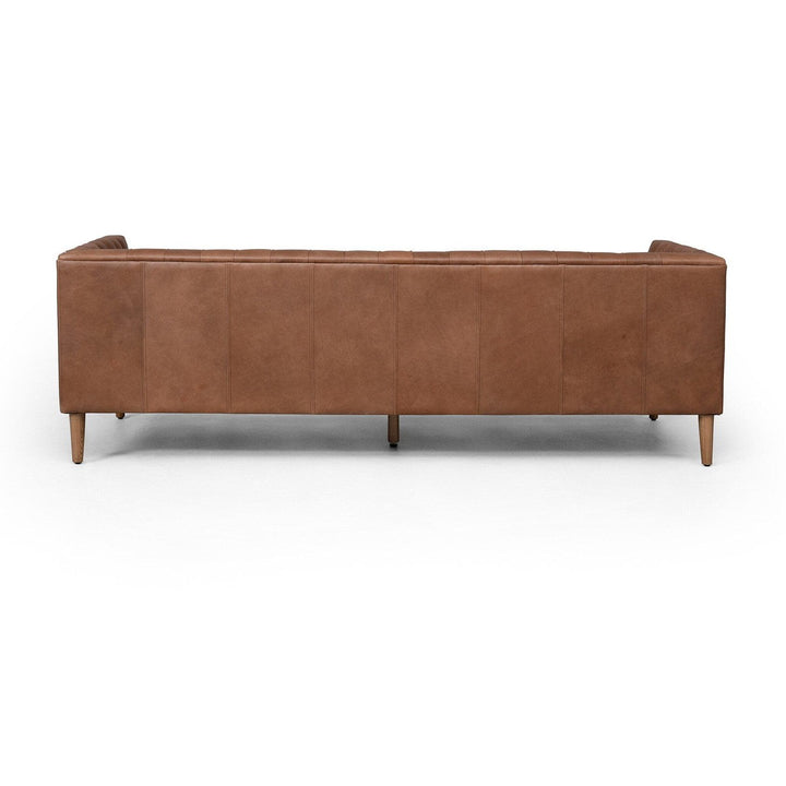 Wilson Leather Sofa - Natural Washed Chocolate