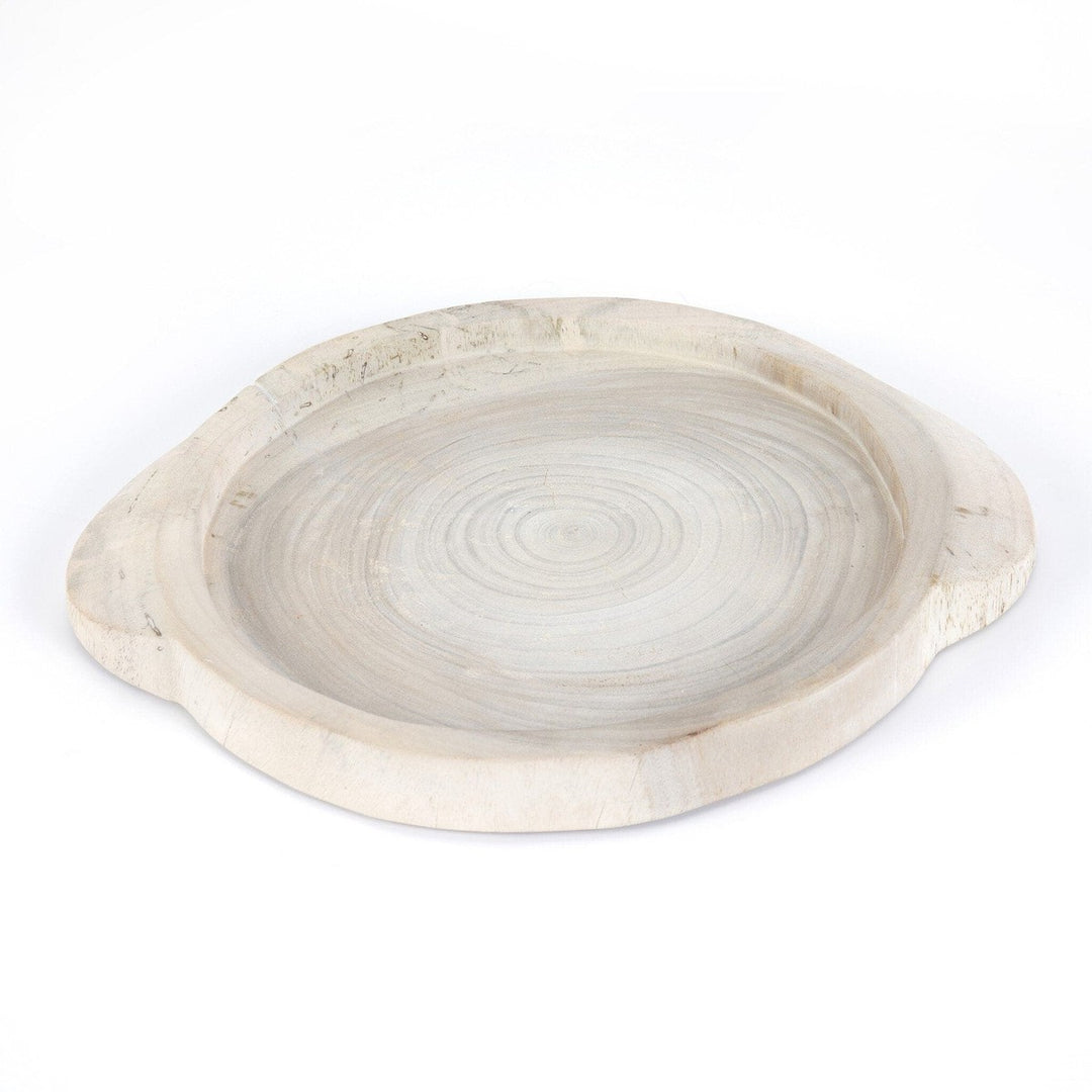 Tristan Round Tray - Ivory