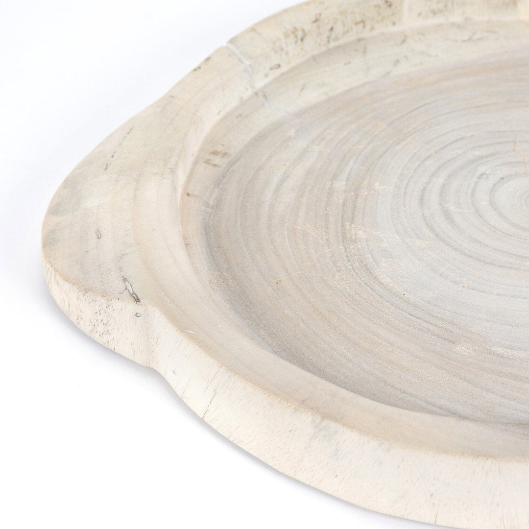 Tristan Round Tray - Ivory