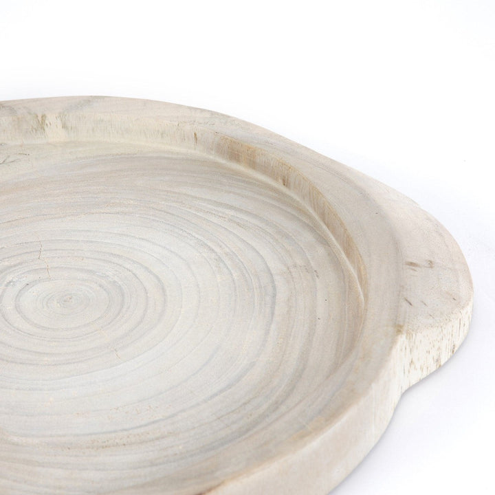 Tristan Round Tray - Ivory