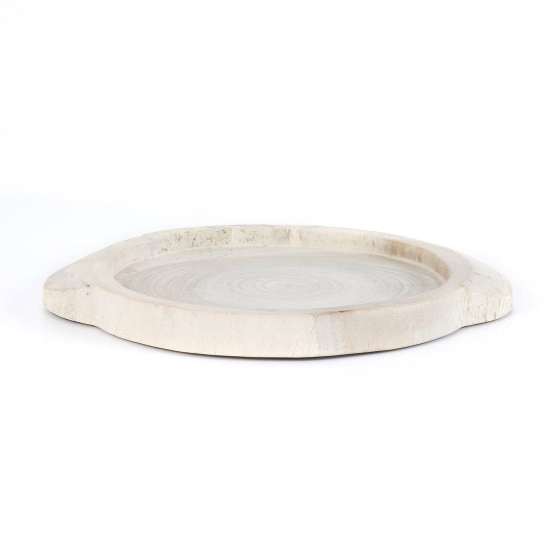 Tristan Round Tray - Ivory