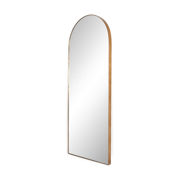 Gabriella Floor Mirror - Polished Brass