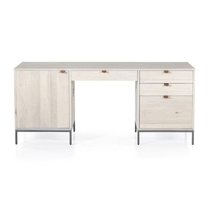 Troy Executive Desk - Dove Poplar