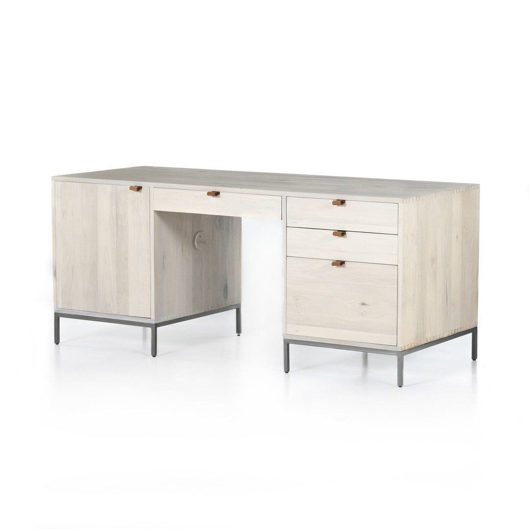 Troy Executive Desk - Dove Poplar