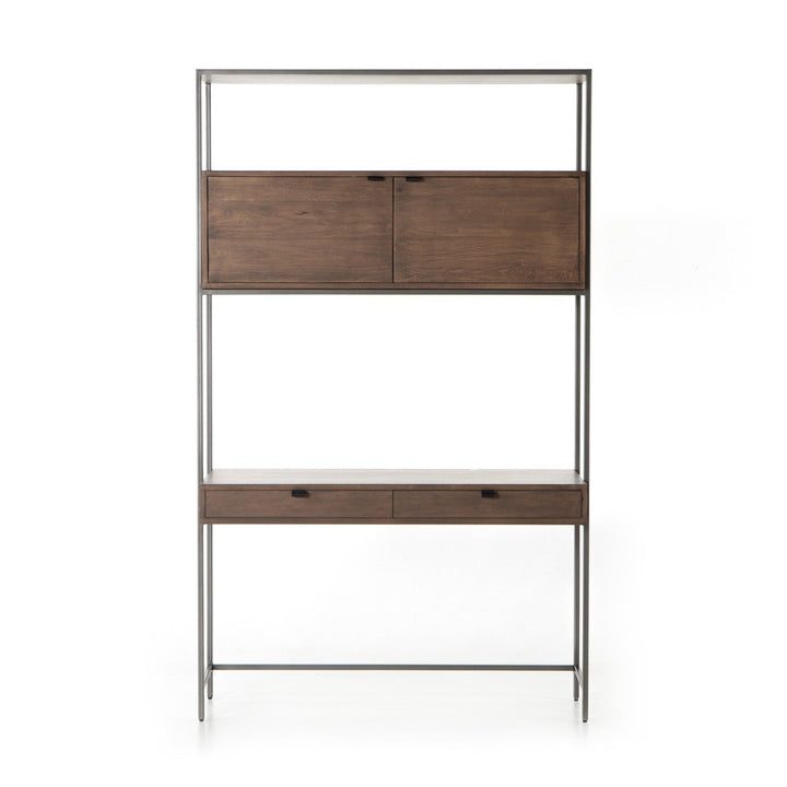 Troy Modular Wall Desk - Auburn Poplar