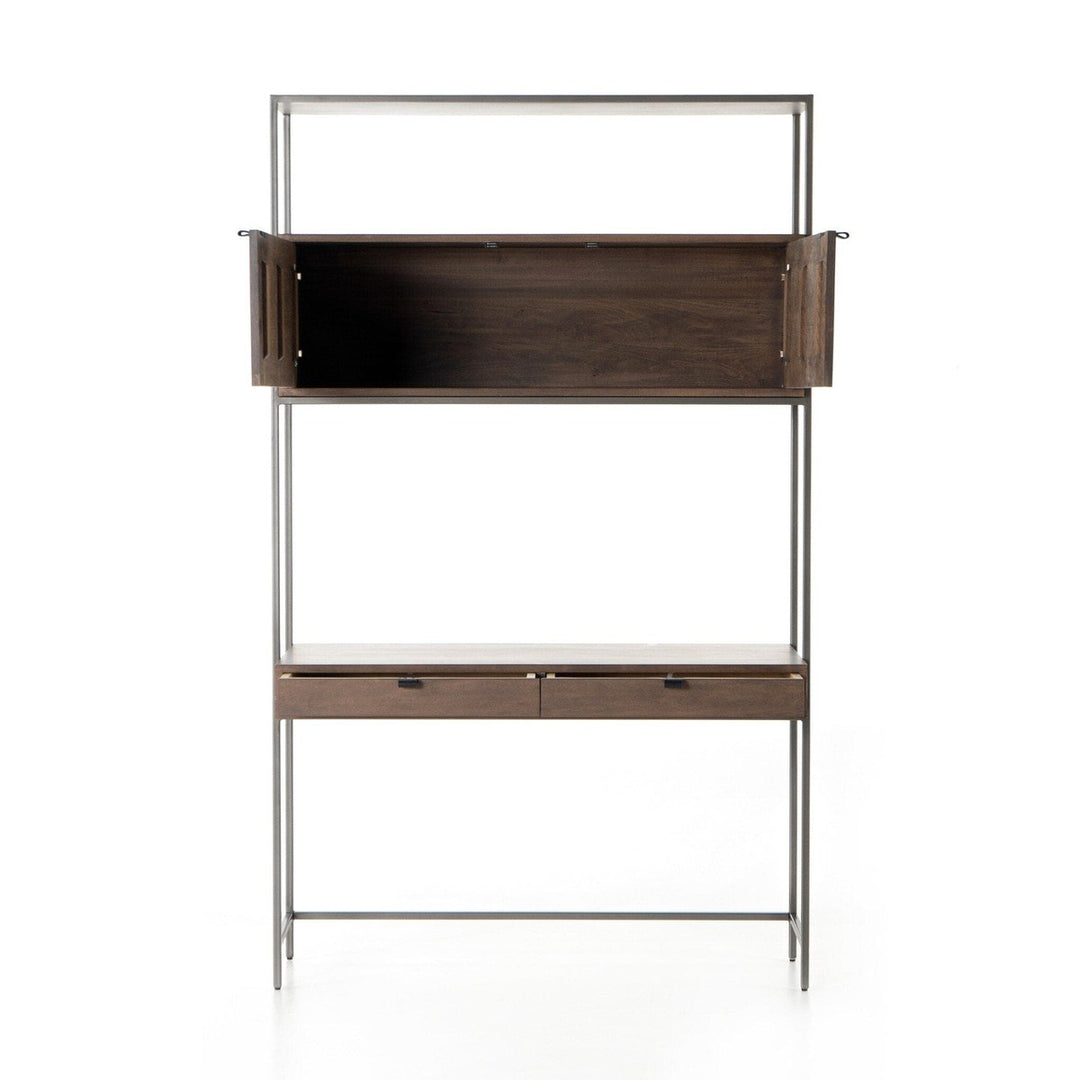 Troy Modular Wall Desk - Auburn Poplar