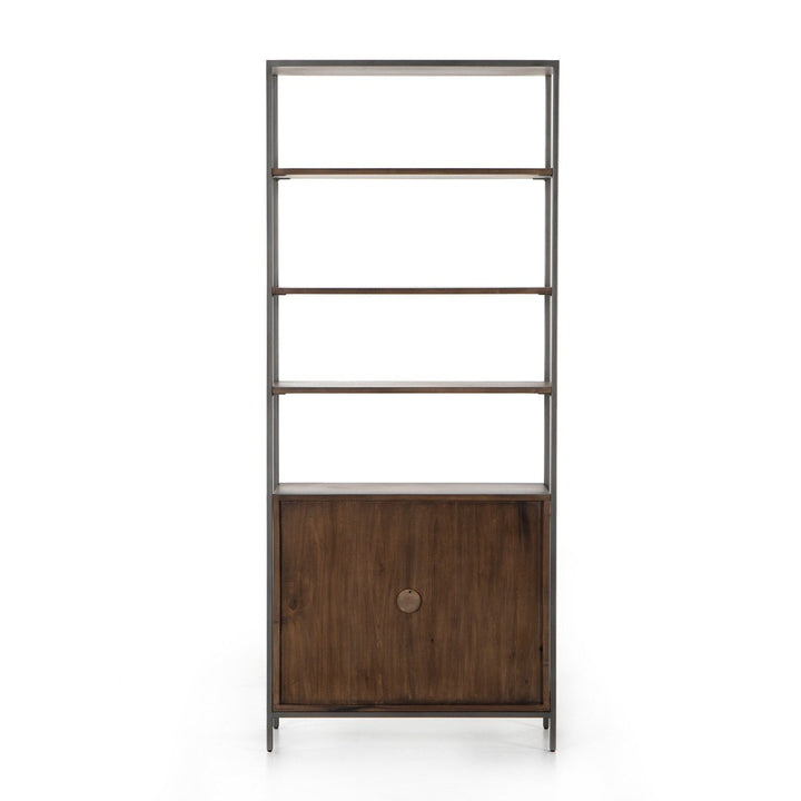 Troy Modular Wide Bookcase - Auburn Poplar