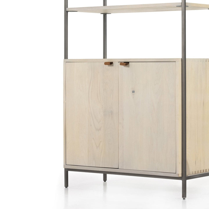 Troy Modular Wide Bookcase - Dove Poplar