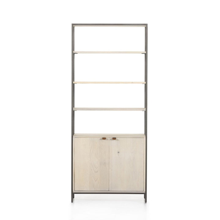 Troy Modular Wide Bookcase - Dove Poplar