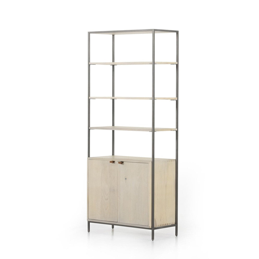 Troy Modular Wide Bookcase - Dove Poplar