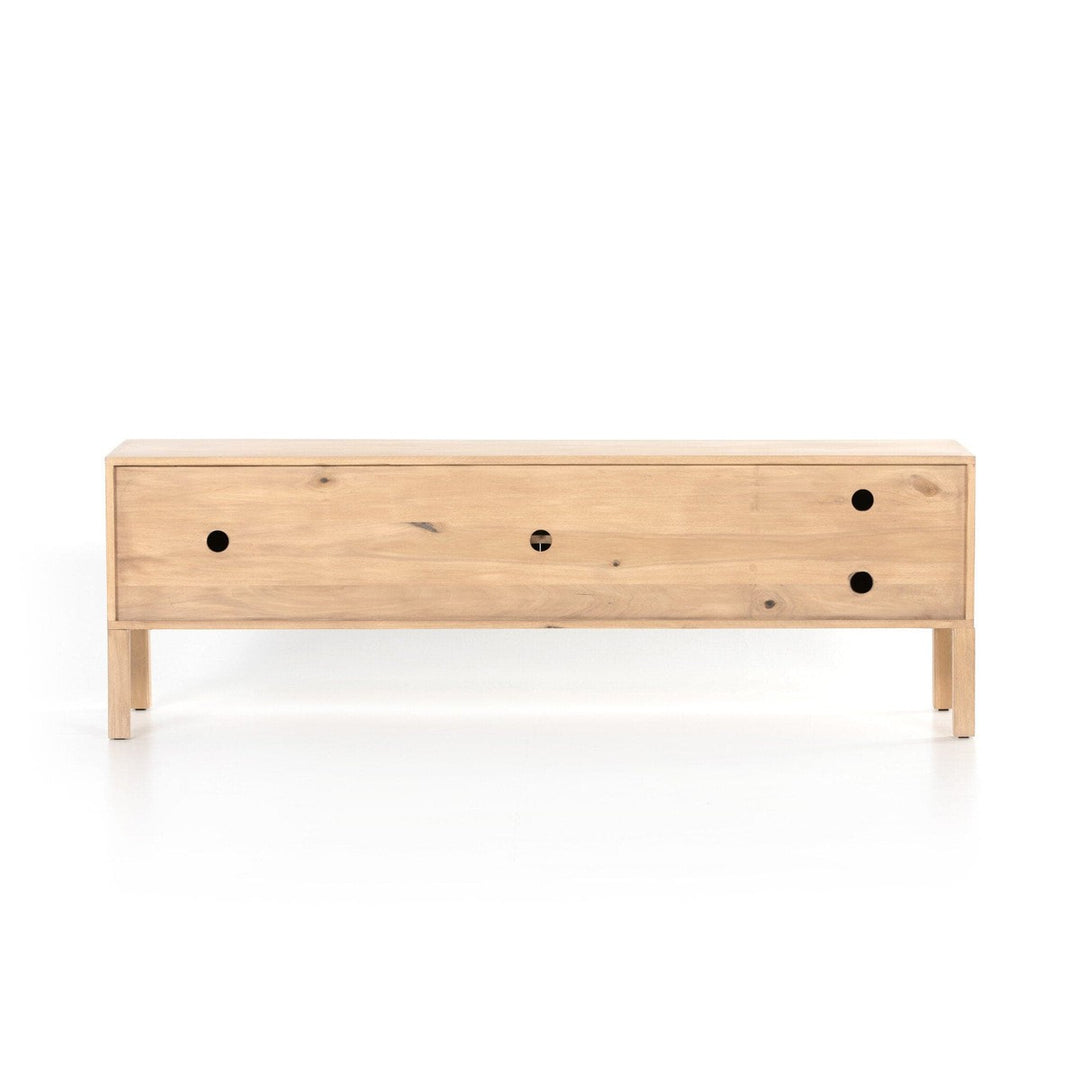 Isaiah Media Console - Dry Wash Poplar