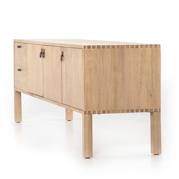 Isaiah Media Console - Dry Wash Poplar