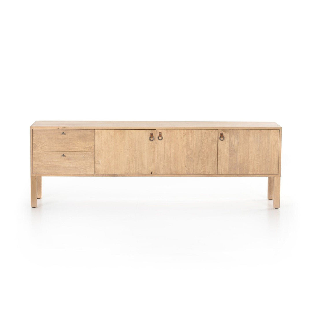 Isaiah Media Console - Dry Wash Poplar