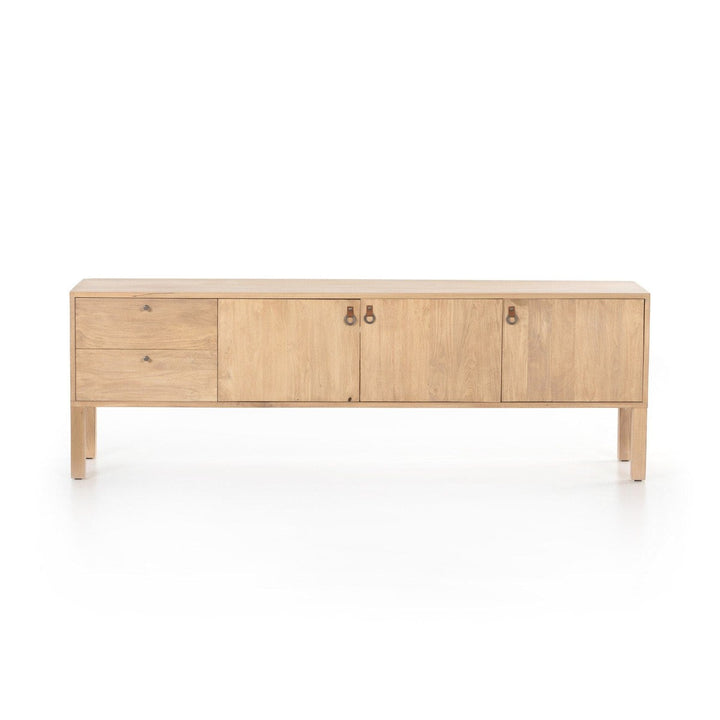 Isaiah Media Console - Dry Wash Poplar