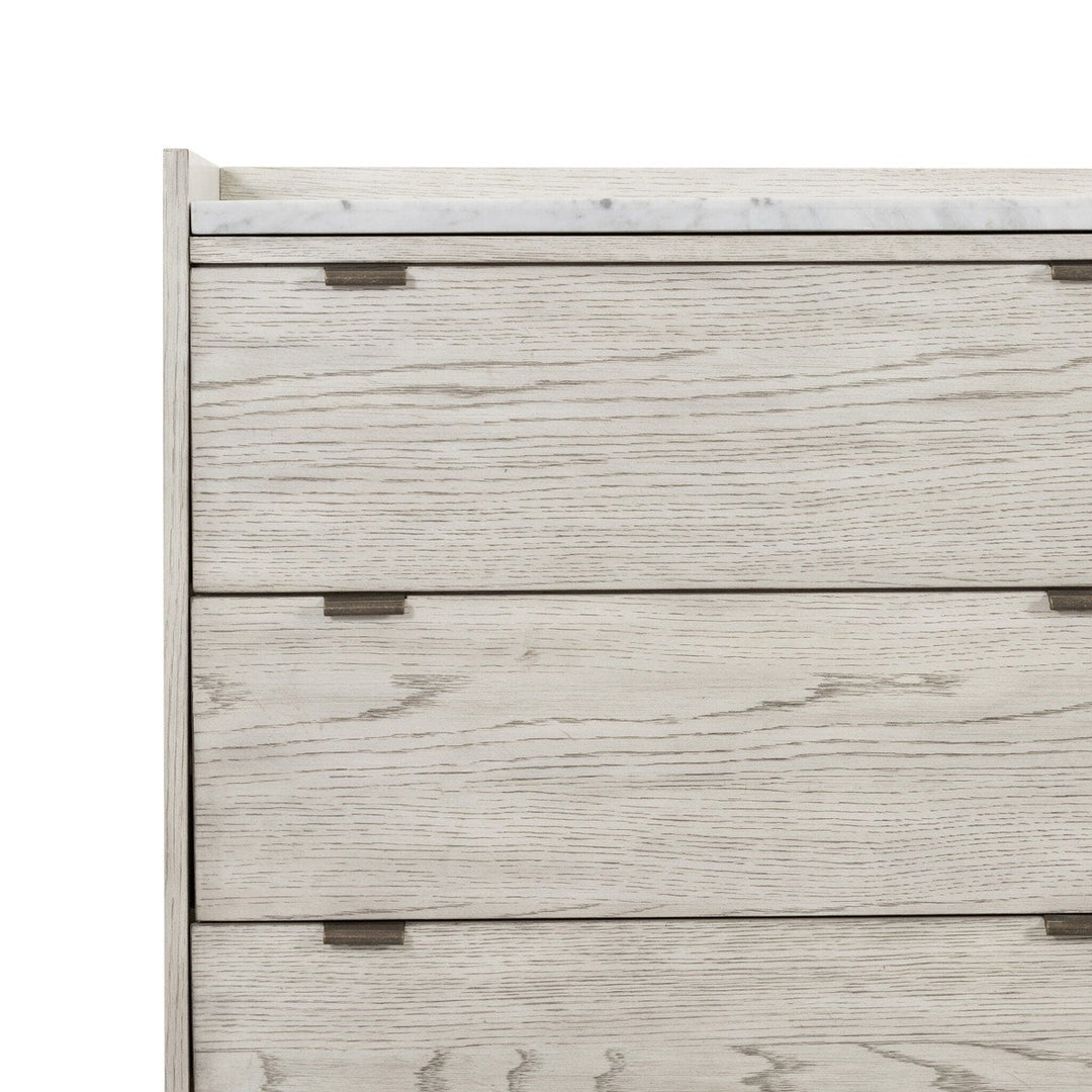 Victor 6 Drawer Dresser - Vintage White Oak