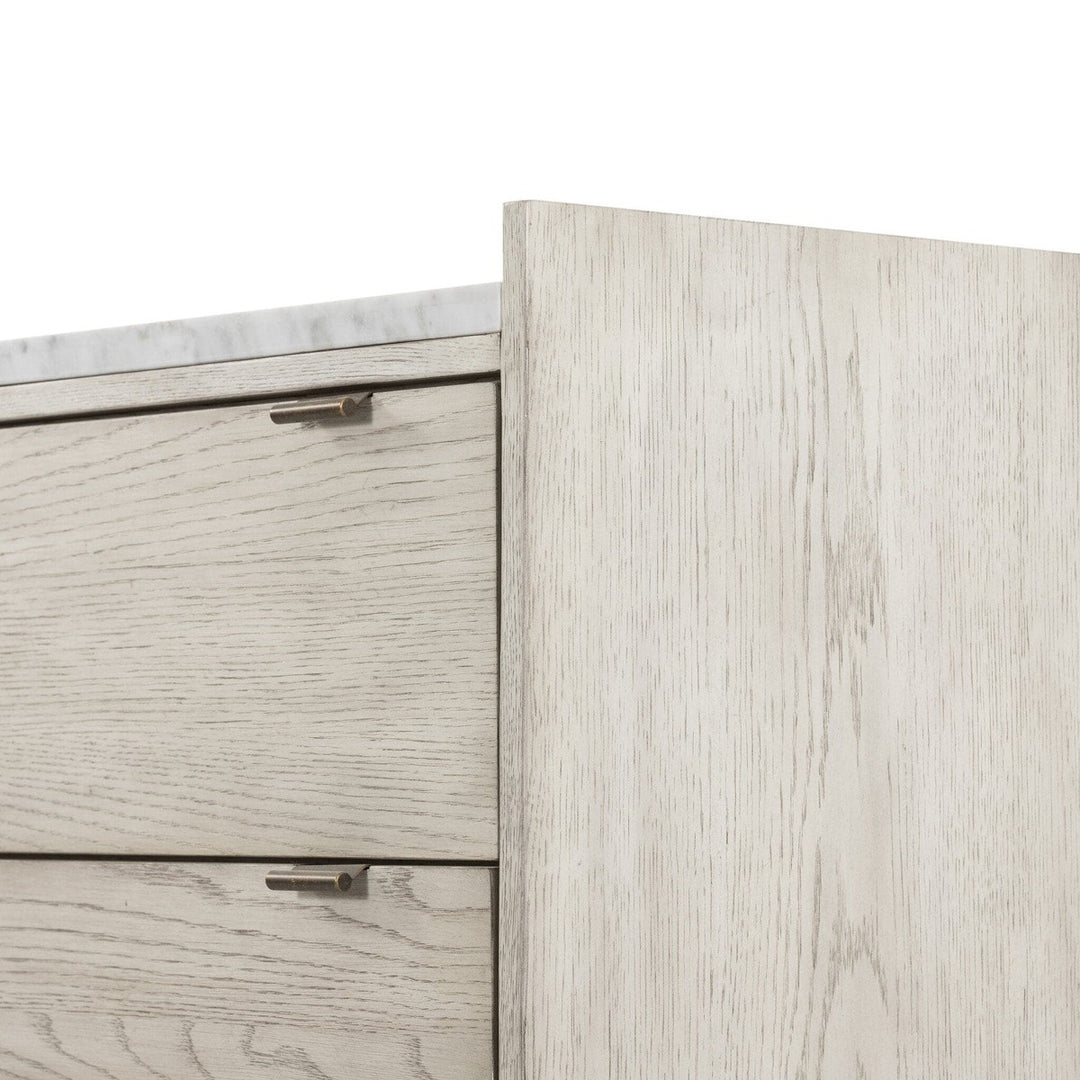 Victor 6 Drawer Dresser - Vintage White Oak