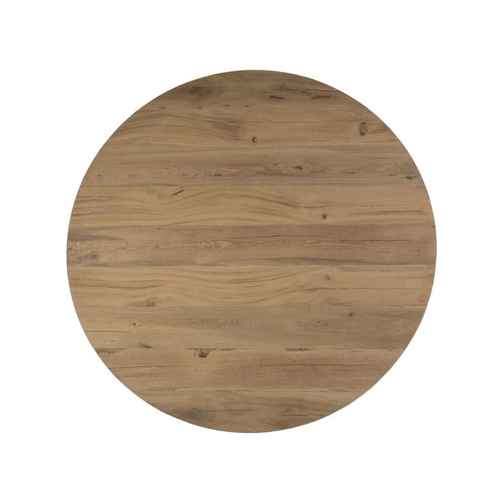 Verite Round Dining Table - Light Oak