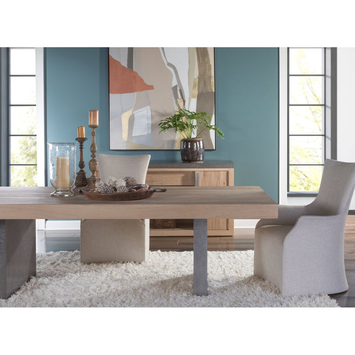 Verite Rectangular Dining Table - Light Oak