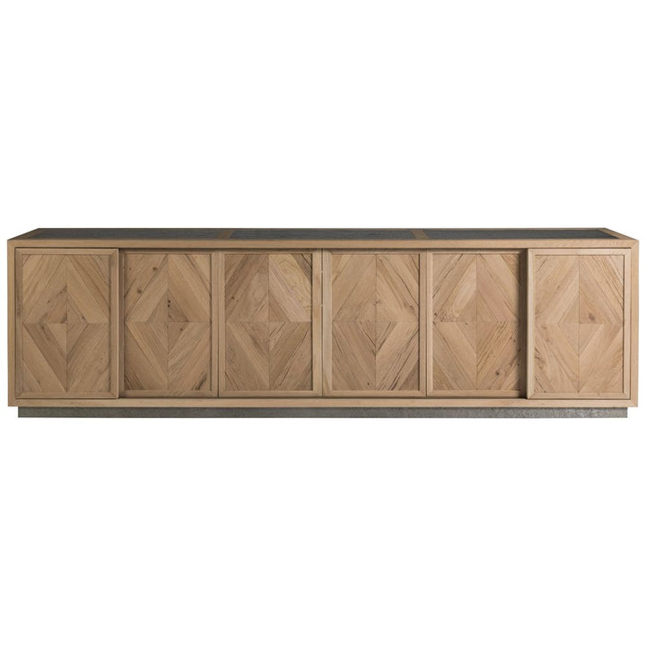 Verite Long Media Console - Light Oak